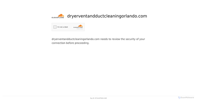 Security scan screenshot of https://dryerventandductcleaningorlando.com