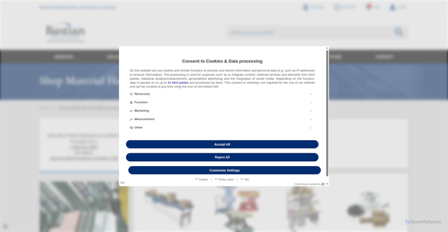 Security scan screenshot of http://bastiansolutionsonline.com/