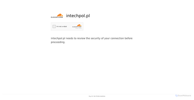 Security scan screenshot of https://intechpol.pl/