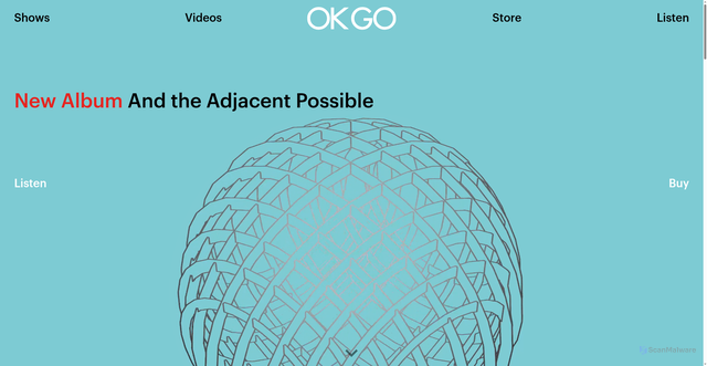 Security scan screenshot of https://okgo.net/