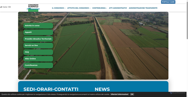 Security scan screenshot of https://bonificachiana.it/