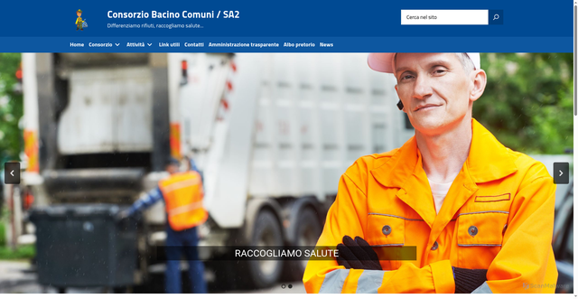 Security scan screenshot of https://www.consorziosa2.it/