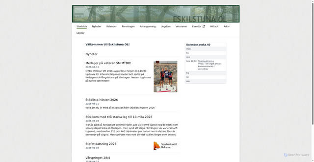 Security scan screenshot of https://eol.se