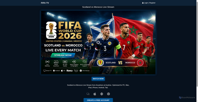 Security scan screenshot of https://www.carersbreaks.regina.uk.com/imp/video/morocco-v-scotland-frist-rou2-tv925382121.html