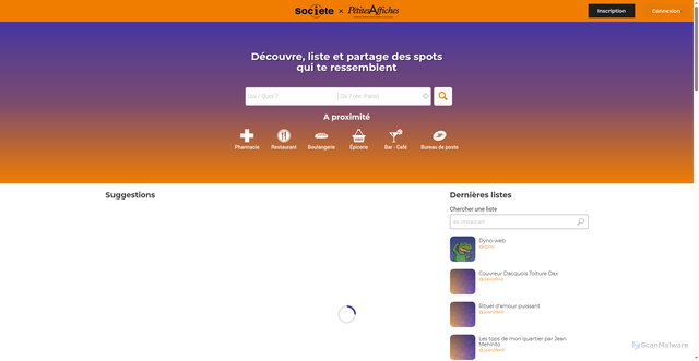 Security scan screenshot of https://annuaire.com