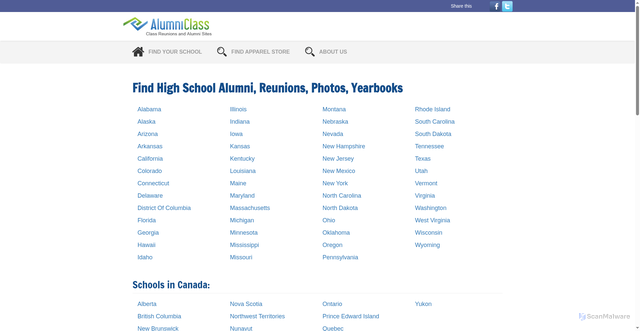 Security scan screenshot of https://ac-cdn.alumniclass.com
