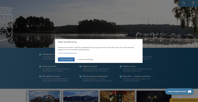 Security scan screenshot of https://kalmar.se/