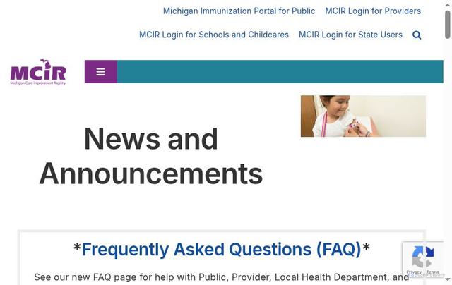 Security scan screenshot of https://mcir.org/