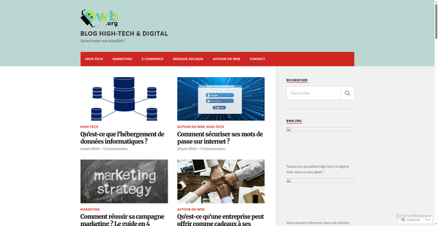 Security scan screenshot of https://bwb.org/
