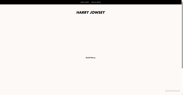 Security scan screenshot of https://www.harryjowsey.com/