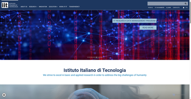 Security scan screenshot of https://www.iit.it/