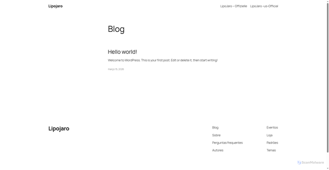 Security scan screenshot of https://getlipojaro.shop/