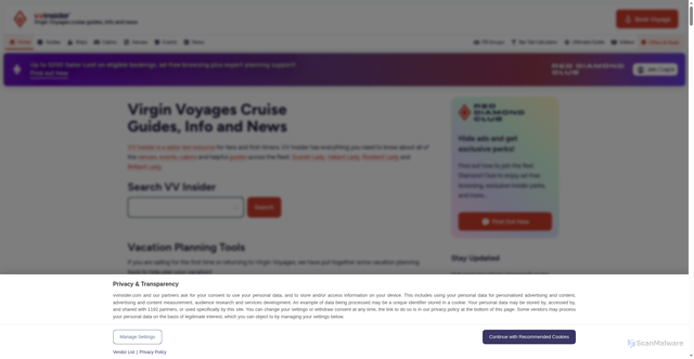 Security scan screenshot of https://vvinsider.com