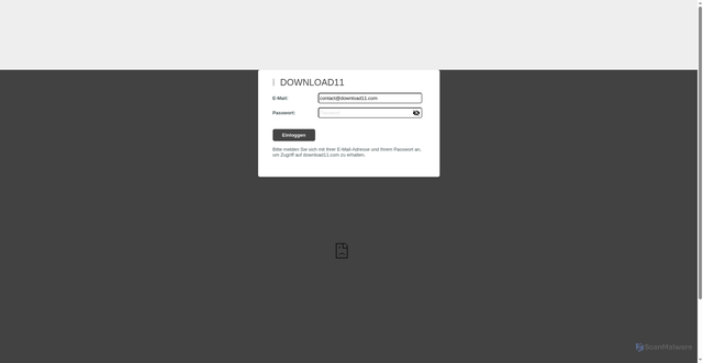 Security scan screenshot of https://storage.googleapis.com/chamj/637294360/362837829/gm/index.html#contact@download11.com