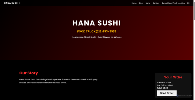 Security scan screenshot of https://eathanasushila.com/