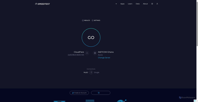 Security scan screenshot of https://2-7v8.pages.dev/ko