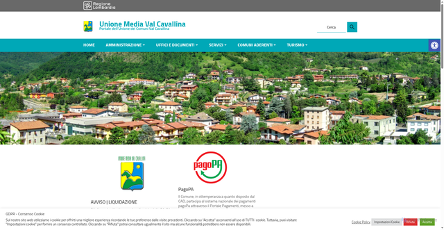 Security scan screenshot of https://unione.media-val-cavallina.bg.it/