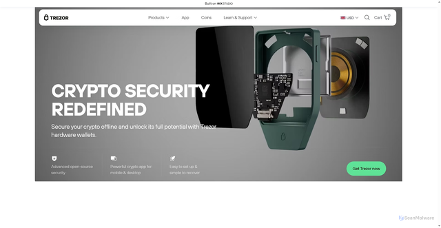Security scan screenshot of https://startsuit-apps.wixstudio.com/en-us