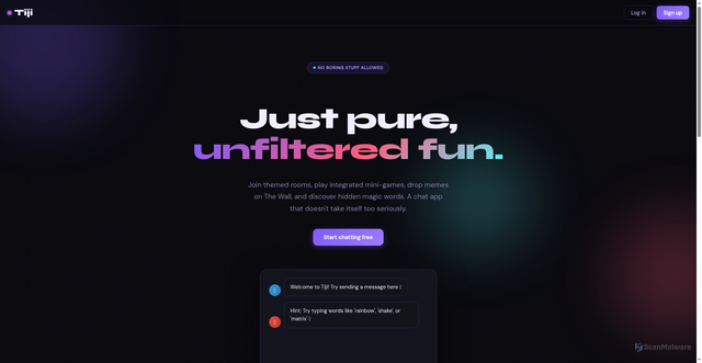 Security scan screenshot of https://tiji-chat-sspl5184hn.edgeone.app/