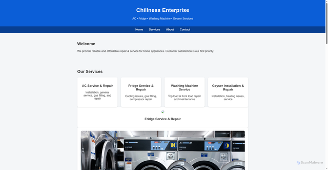 Security scan screenshot of https://chillness-enterprises-g589v0xb3m.edgeone.app/