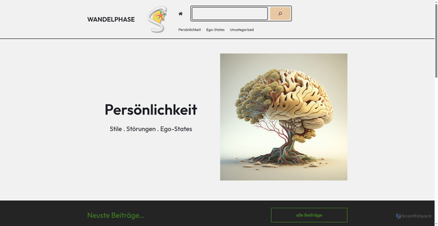 Security scan screenshot of https://wandelphase.de