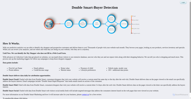 Security scan screenshot of https://doublesmart.digital
