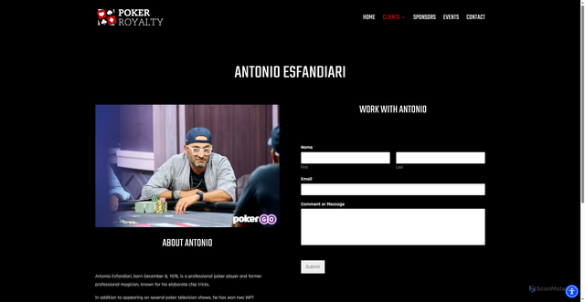 Security scan screenshot of https://pokerroyalty.com/antonio-esfandiari-3/
