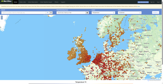 Security scan screenshot of https://wow.metoffice.gov.uk