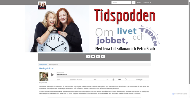 Security scan screenshot of https://tidspodden.libsyn.com/meningsfull-tid