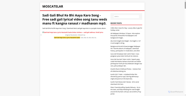 Security scan screenshot of https://raletasom.pages.dev/posts/sadi-gali-bhul-ke-bhi-aaya-karo-song/