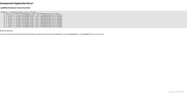 Security scan screenshot of https://tr.pinterest.com/pin/436004807696458580/