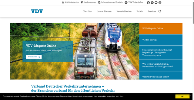 Security scan screenshot of http://www.vdv.de