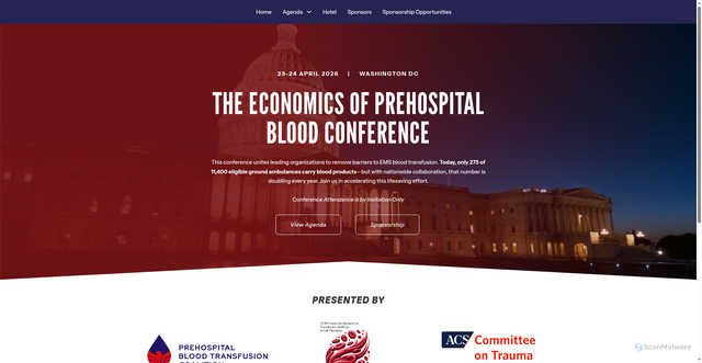 Security scan screenshot of https://phblood.com