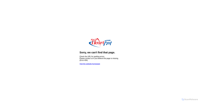 Security scan screenshot of https://www.heartfm.ca/artists/brenda-lee/