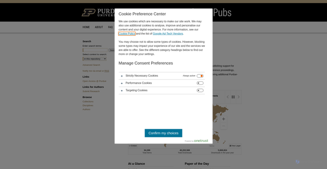Security scan screenshot of https://docs.lib.purdue.edu