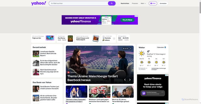 Security scan screenshot of https://apple-iwork-finance.query.yahoo.com
