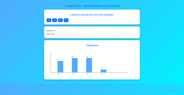 Security scan screenshot of https://evakomath-statistique5eme-dpbzhbxz1mm3.edgeone.dev/