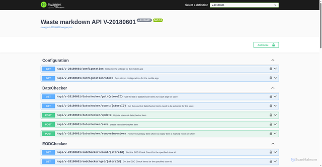 Security scan screenshot of https://uks-icewmd-webapi-prd.azurewebsites.net
