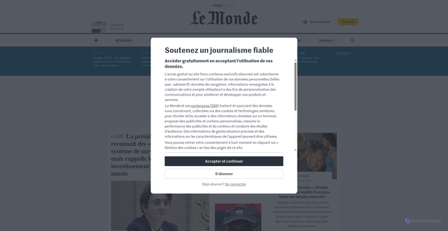 Security scan screenshot of https://mardi-prioritaire.com/as.php
