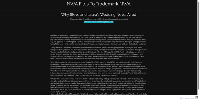 Security scan screenshot of https://adkstaghugo-686rfvbmiq.edgeone.app/20902-why-steve-and-lauras-wedding-never-aired.html