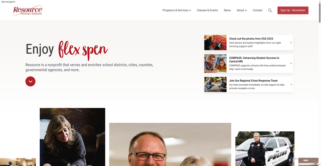 Security scan screenshot of https://www.resourcecoop-mn.gov/