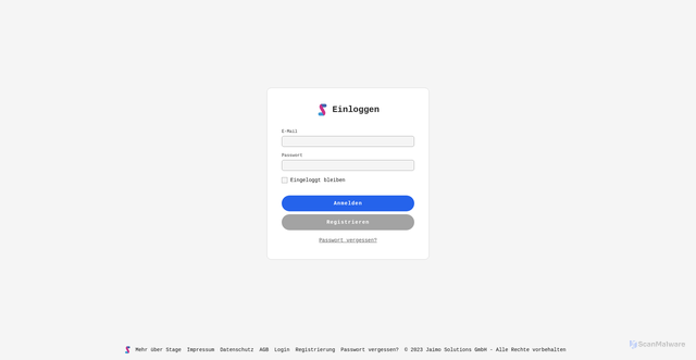 Security scan screenshot of https://dashboard.stage.bio