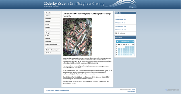 Security scan screenshot of https://soderbyhojden.se