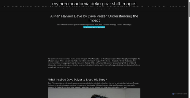 Security scan screenshot of https://sinarnovainsight-dpcve42xn35i.edgeone.app/a-man-named-dave-by-dave-pelzer.html