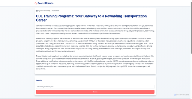Security scan screenshot of https://boonecountywv.gov/