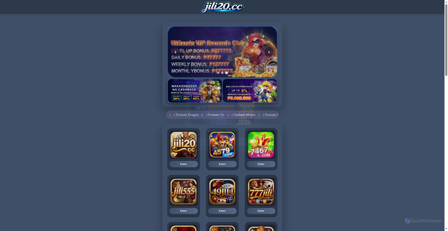 Security scan screenshot of https://jili20.vip/?host=https://t94cvt.com?ch=64279