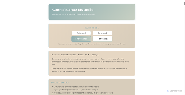 Security scan screenshot of https://institut-du-couple-byv.pages.dev/exercice-gottman