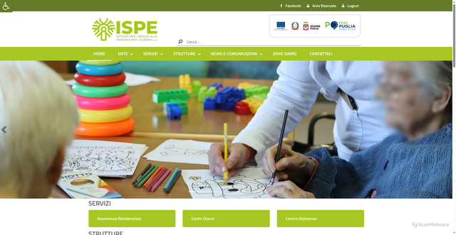 Security scan screenshot of https://ispelecce.it/