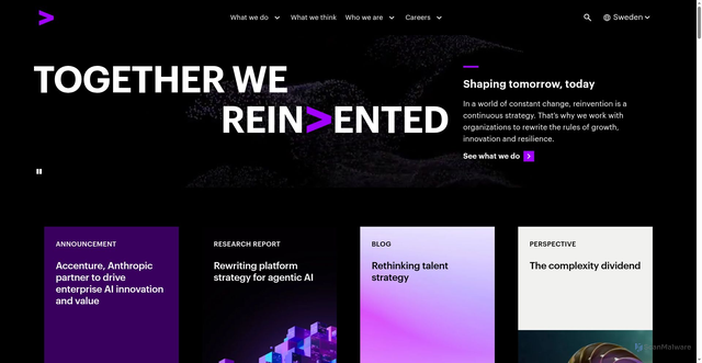 Security scan screenshot of https://accenture.com