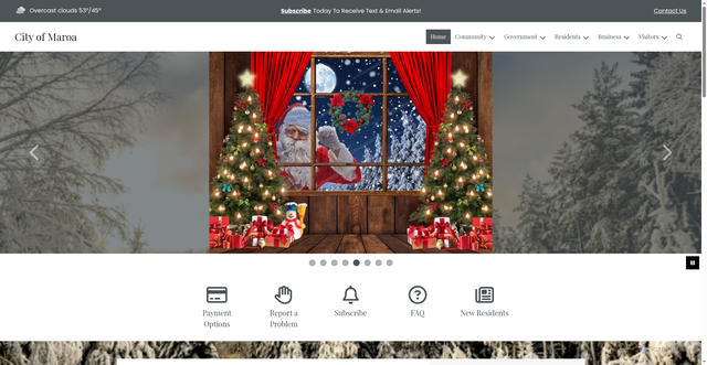 Security scan screenshot of https://maroaillinois.gov/